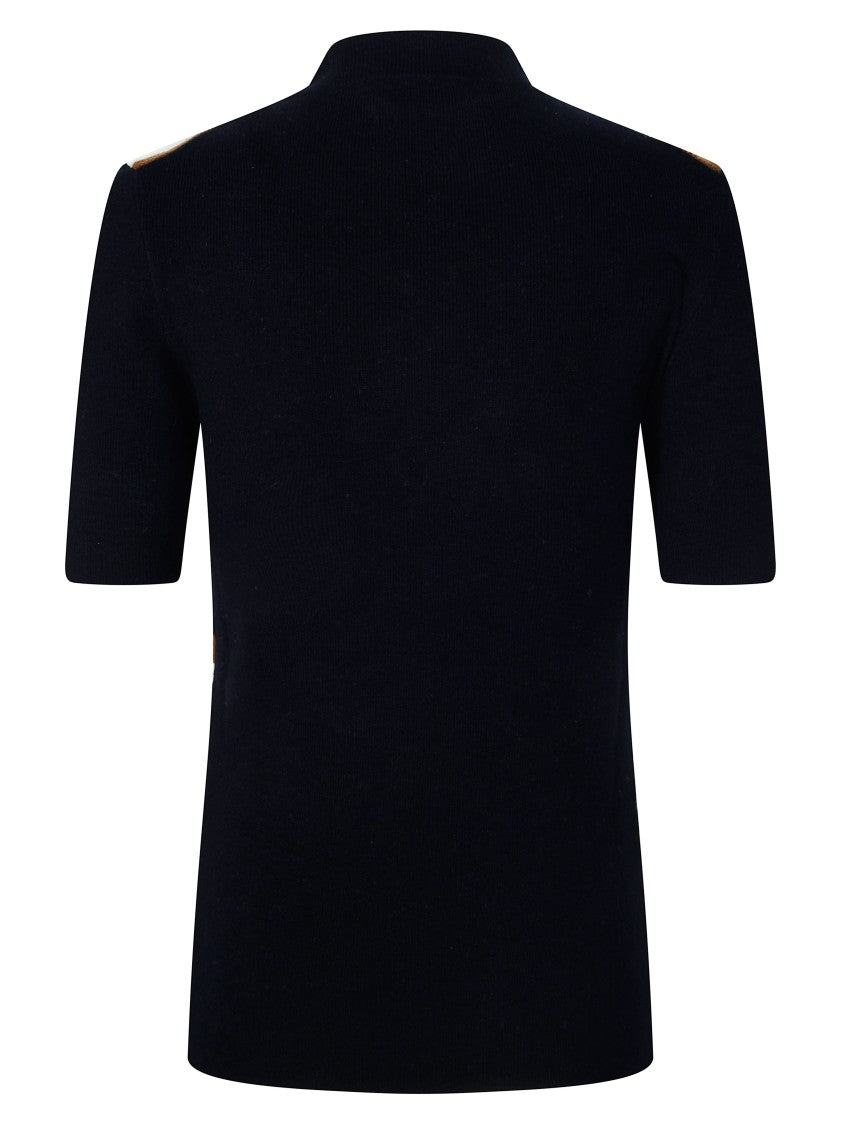 Marni Textured Knit Short-Sleeve Top