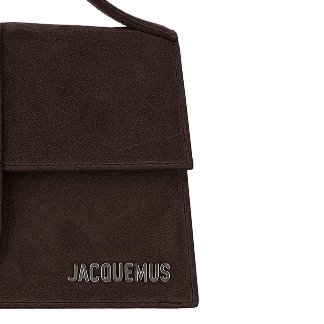 Jacquemus Structured Suede Le Bambino Bag With Adjustable Strap