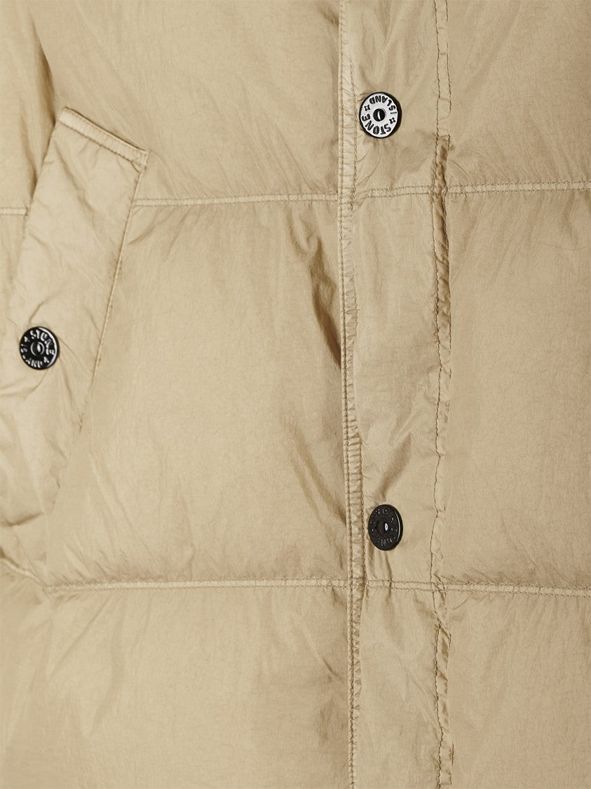 Stone Island Boxy Silhouette Jacket With High Collar