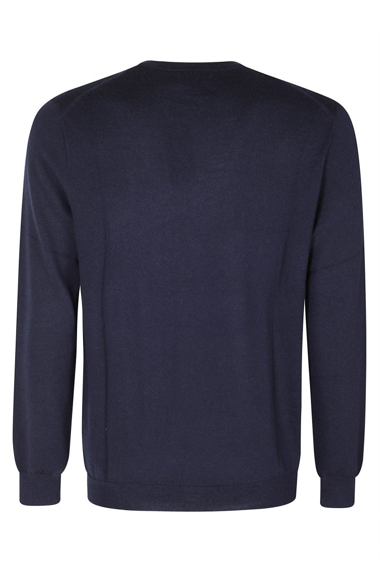 Polo Ralph Lauren Navy Crewneck Merino Wool Pullover Sweater