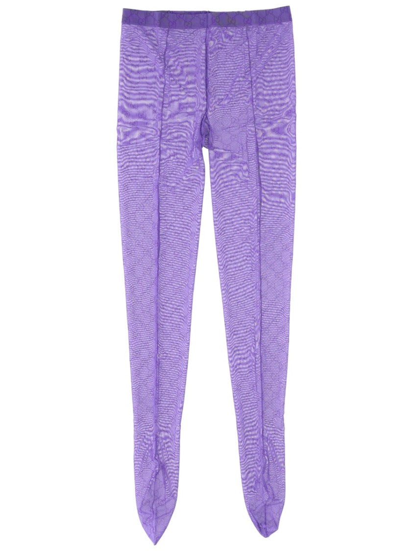 Gucci Gg Sheer High-Waist Fabric Tights