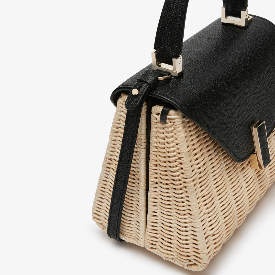 Valextra Iside Small Wicker Bag