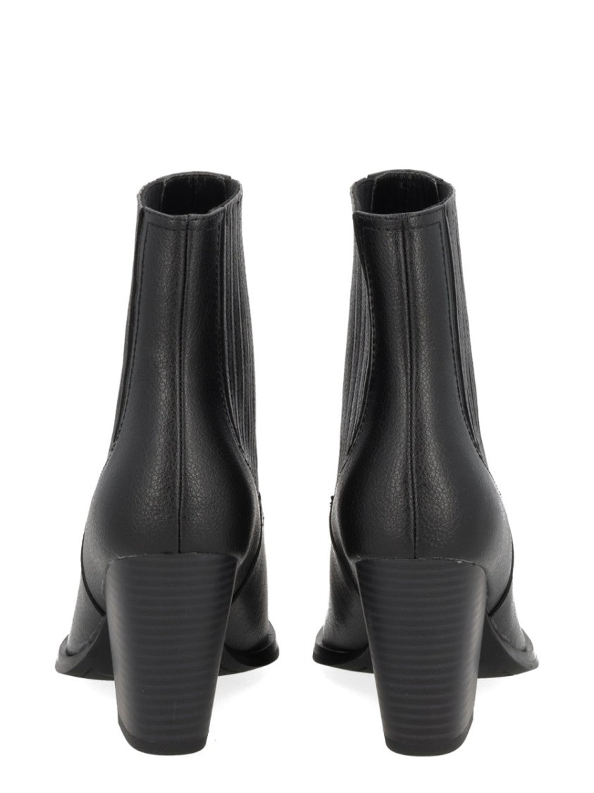 Versace Jeans Couture Couture Cap-Toe Ankle Boots