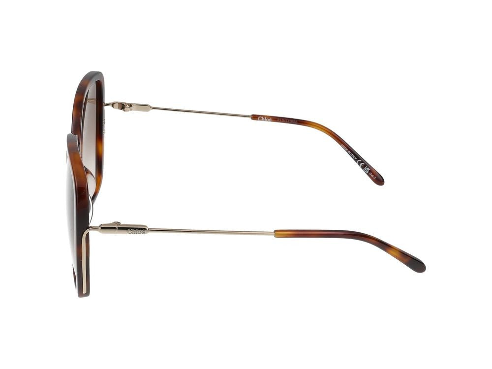 Chloé Sunglasses Ch0173s 002 Havana Gold Brown 57/19/135