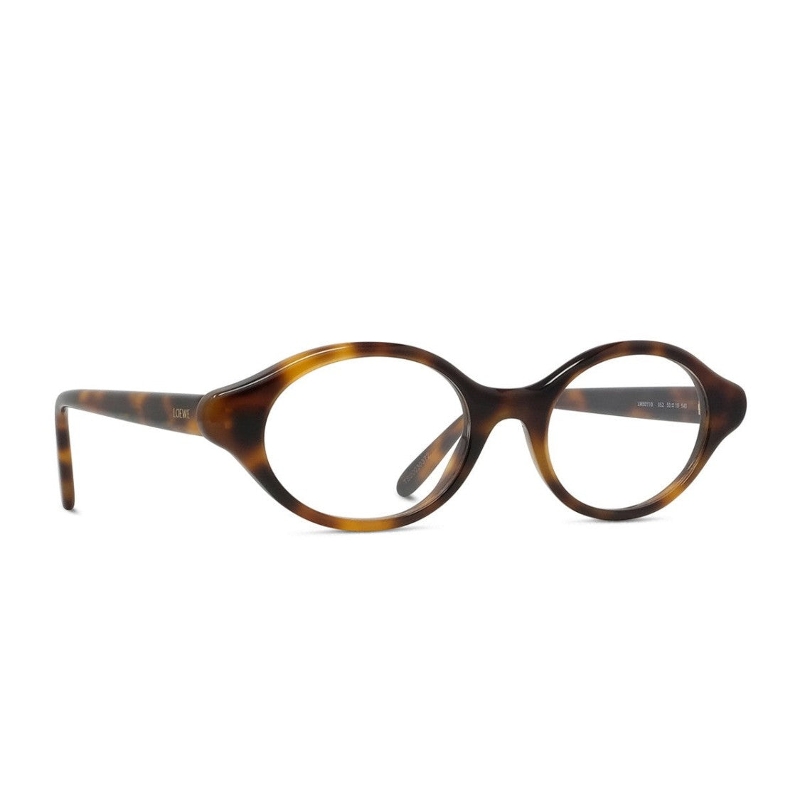 Loewe Havana Slim Acetate Oval Sunglasses