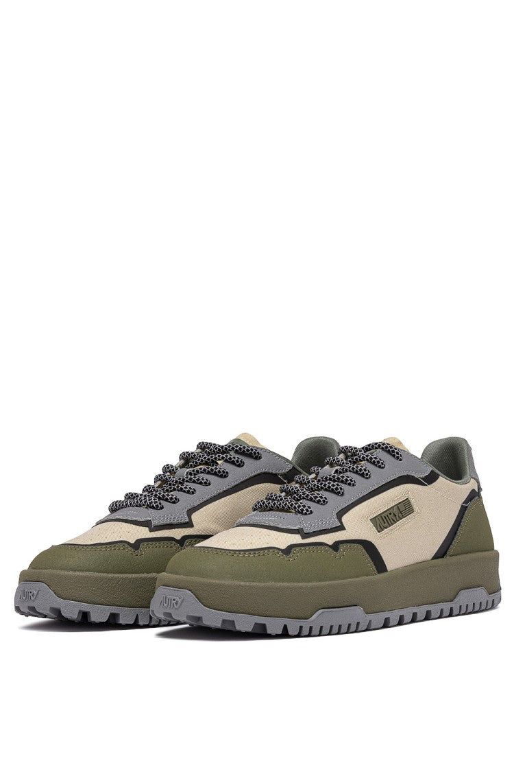 Autry Wildpace Model Cordura And Leather Sneakers