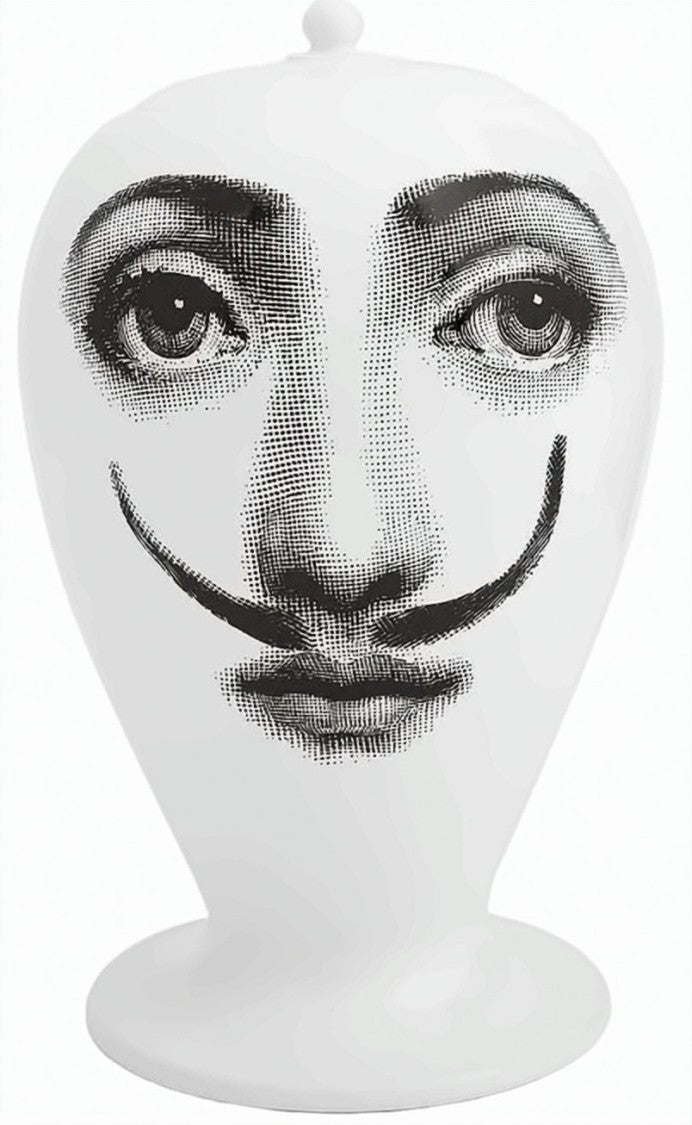 Fornasetti La Femme Aux Moustaches Ceramic Vase