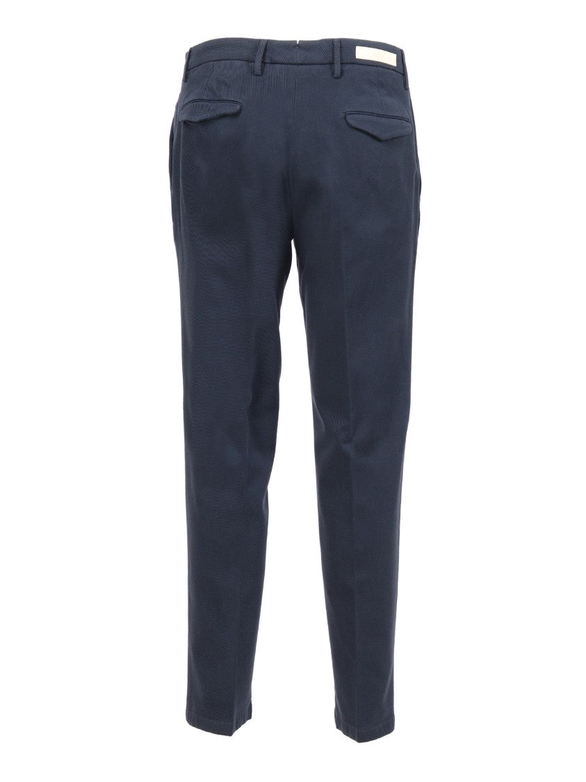 Briglia Tailored Straight-Leg Pants With Mid-Rise Waist And Subtle Crease