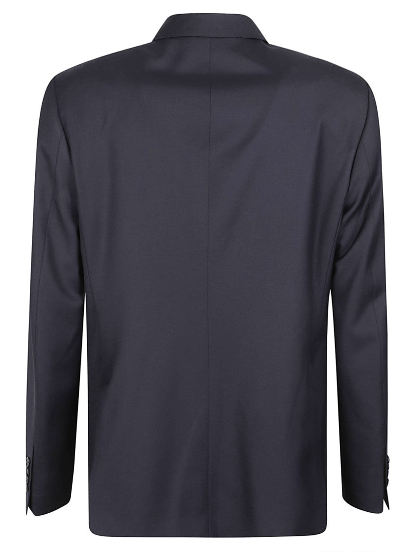 Tagliatore Napoli Black Virgin Wool Two-Piece Suit
