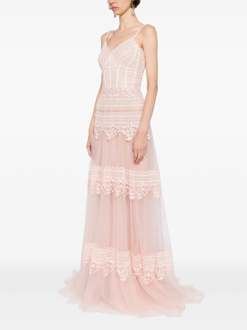 Saiid Kobeisy Lace Long Dress