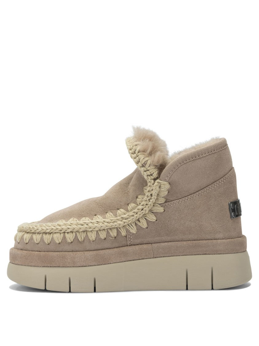 Mou Sheepskin Ankle Boots
