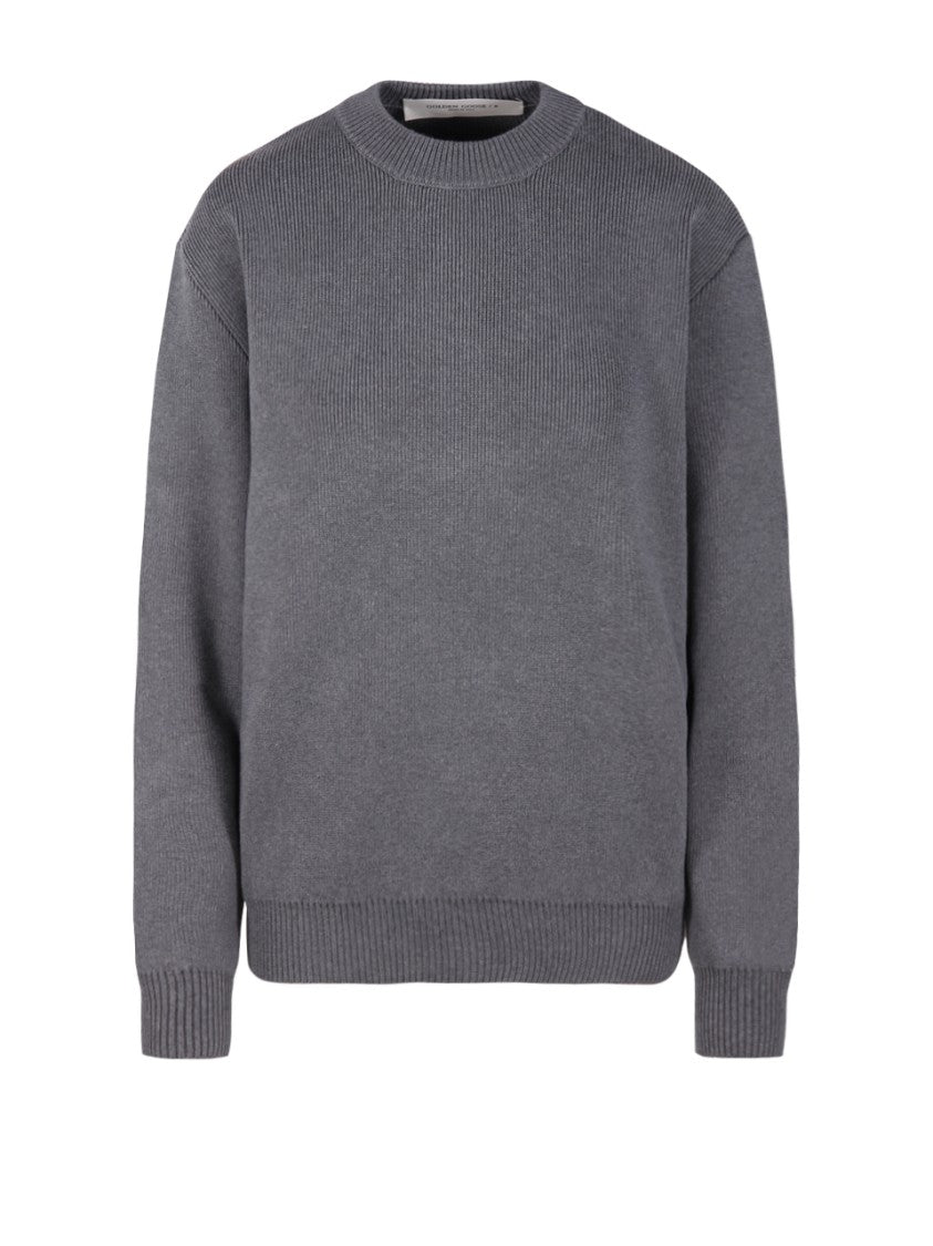 Golden Goose Sweater Crew Neck With Logo