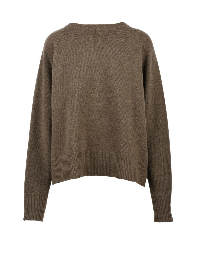Hod Loose Knit Wool Sweater With Crewneck Design