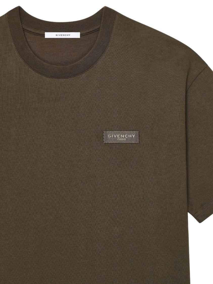 Givenchy Boxy Fit Rectangular Patch T-Shirt