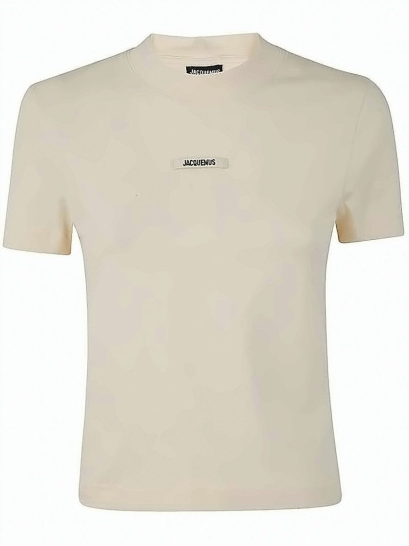 Jacquemus Cropped Crew Neck T-Shirt
