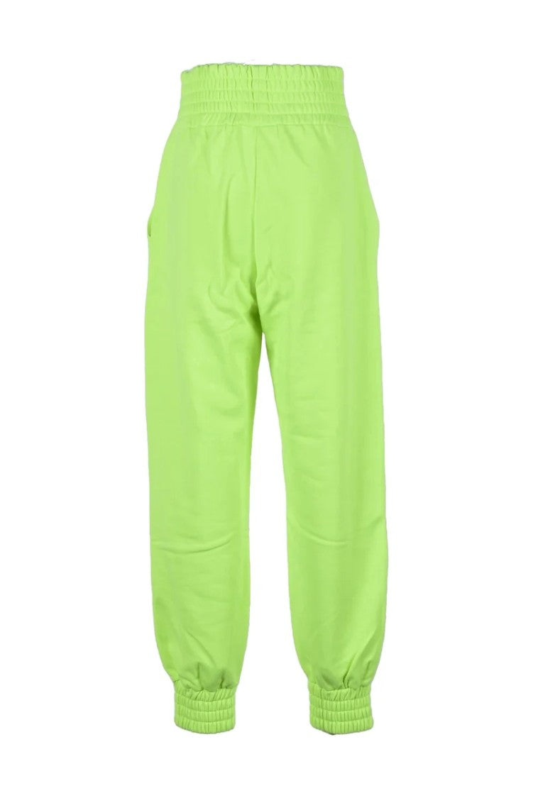 Chiara Ferragni Green Shock Cotton Polyester Trackpants