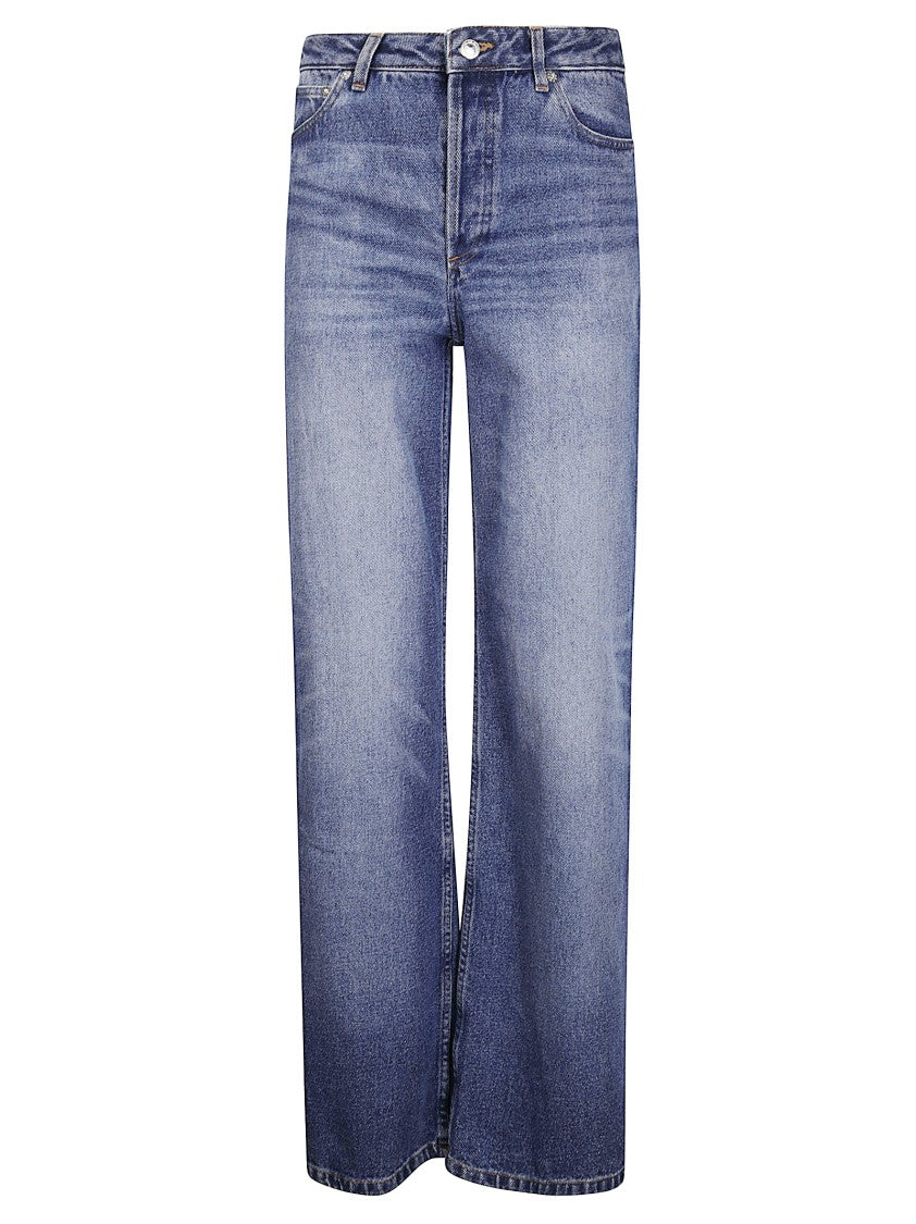 A.P.C. Wide-Leg Five-Pocket Jeans