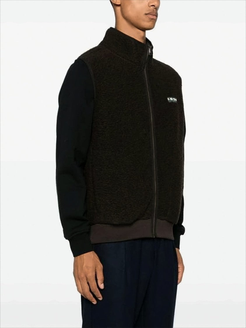 A.P.C. Textured Plush Black Vest