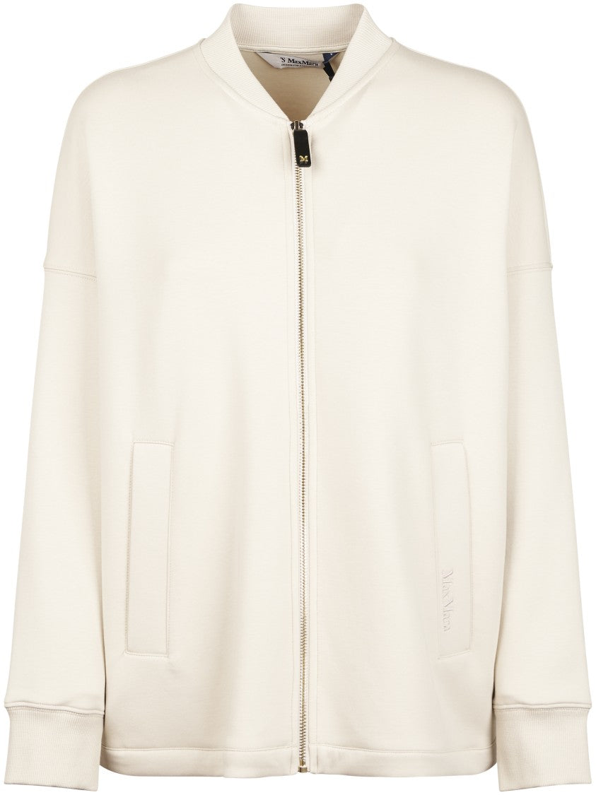 Max Mara Smooth Jersey Jacket With Relaxed Silhouette