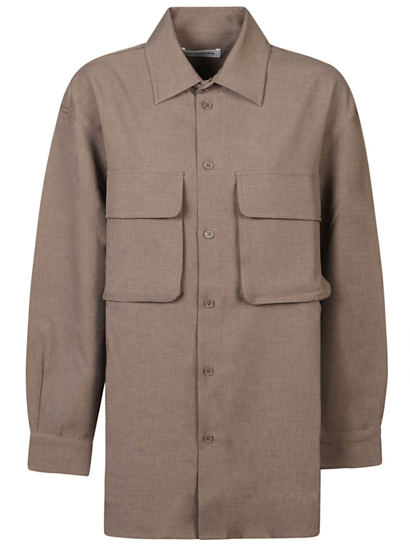 The Frankie Shop Culver Cargo Shirt