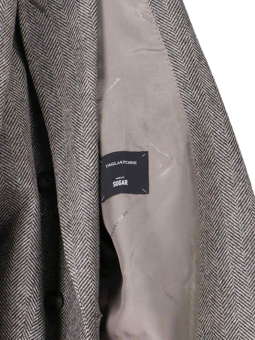 Tagliatore Tailored Black Jacket With Clean Lines And Minimalistic Design