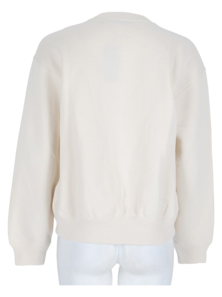 Polo Ralph Lauren White Bear Graphic Cotton-Blend Sweatshirt