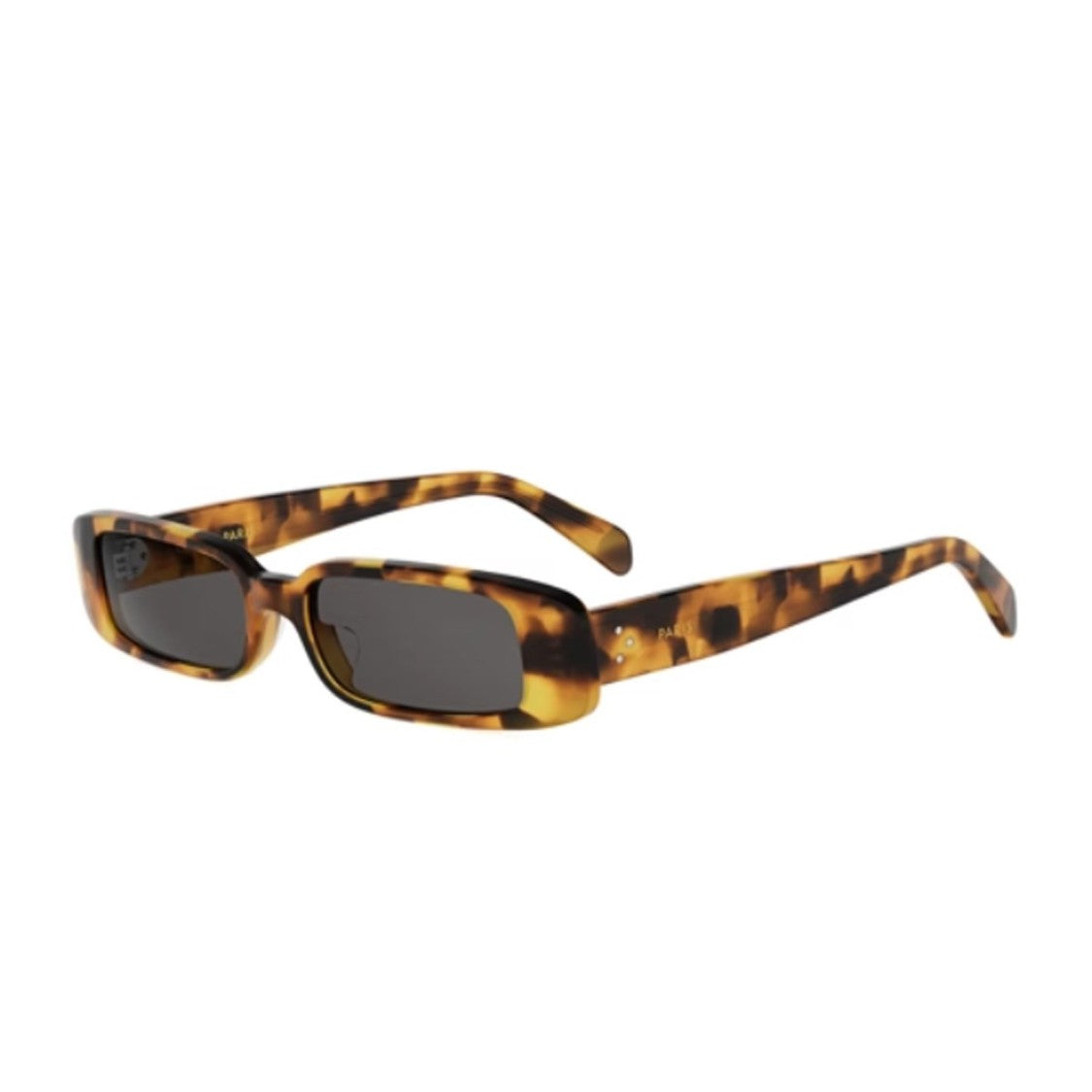 Celine Havana Three Dots Acetate Rectangular Sunglasses