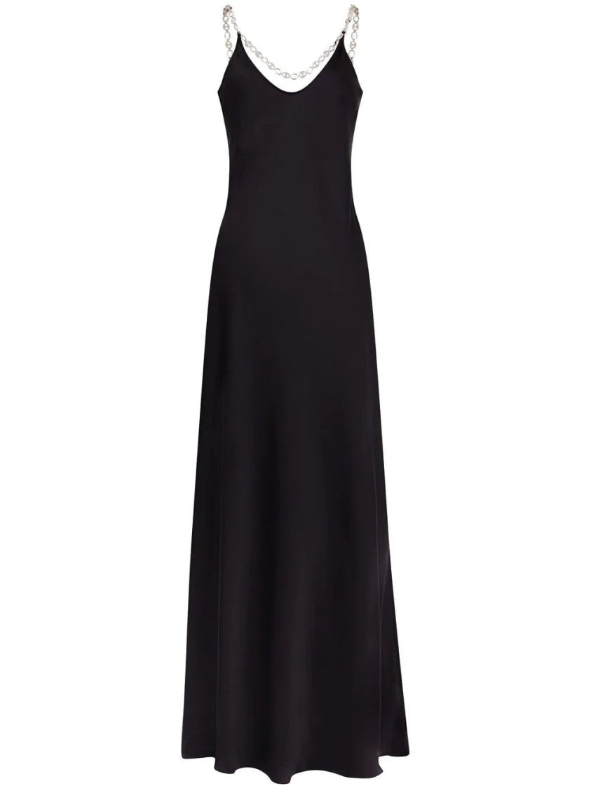 Paco Rabanne Tank Sleeve Chain Maxi Dress