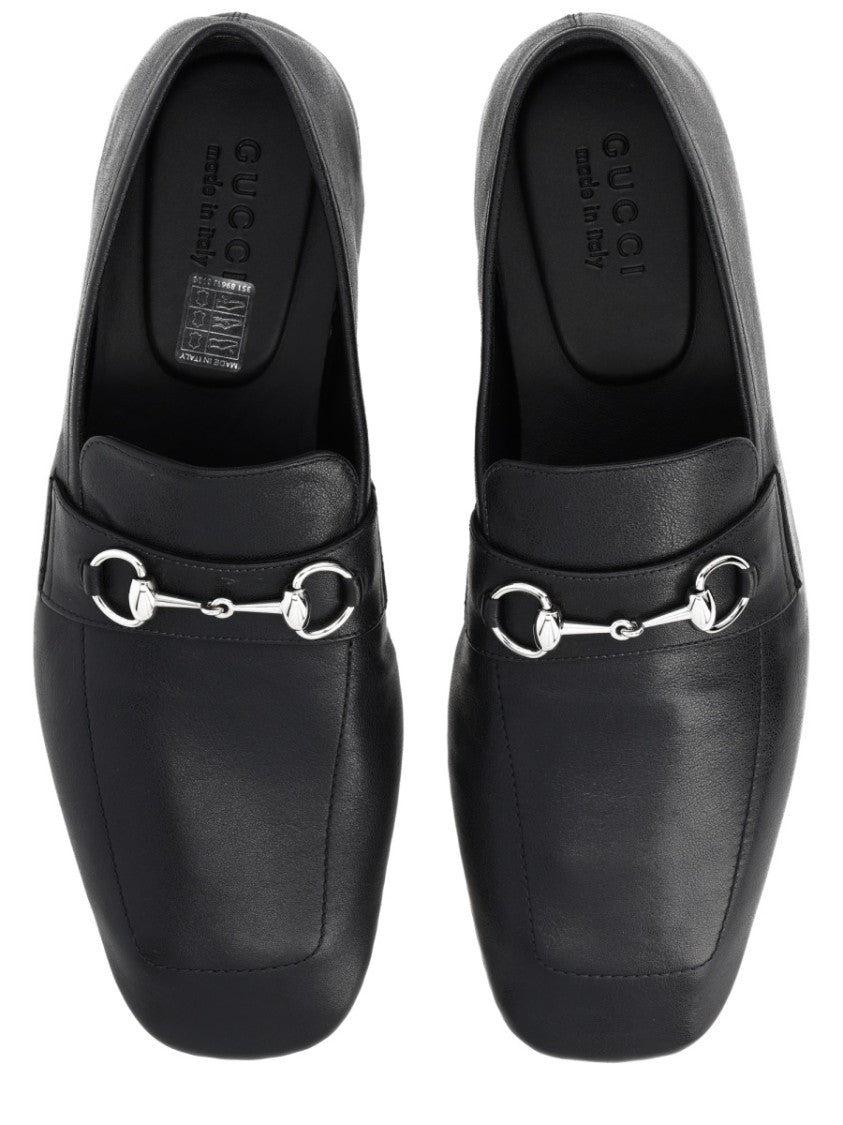 Gucci Ragazzo Horsebit Calf Leather Loafers