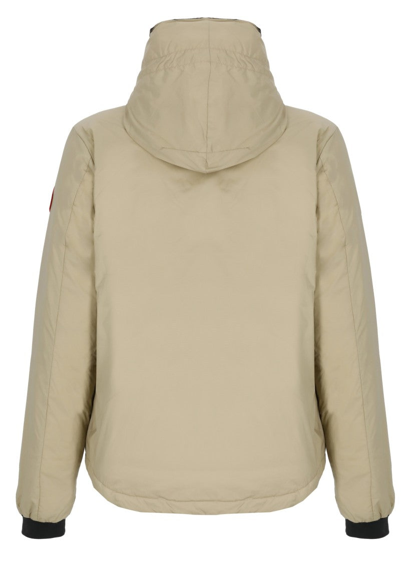 Canada Goose Short Padded Jacket With Adjustable Drawstring And Iconic Emblem