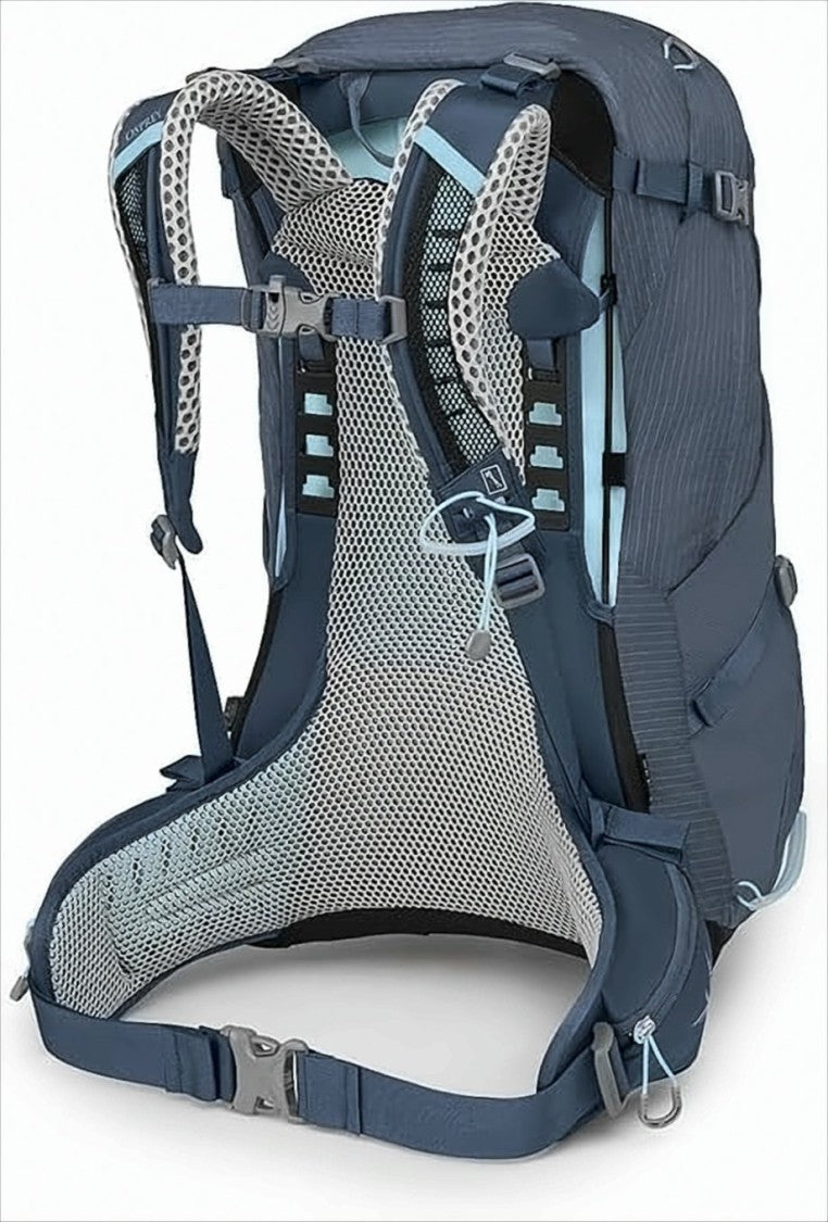 Osprey Ergonomic Blue Backpack With Padded Straps