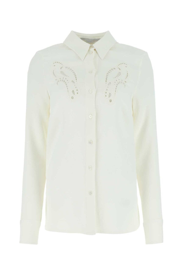 Stella Mccartney Ivory Stretch Viscose Shirt