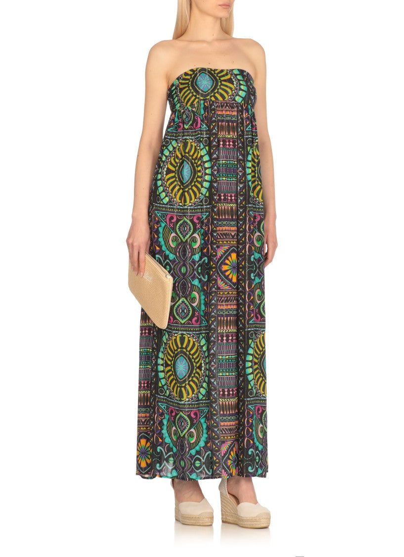 Miss Bikini Black Viscose Dress