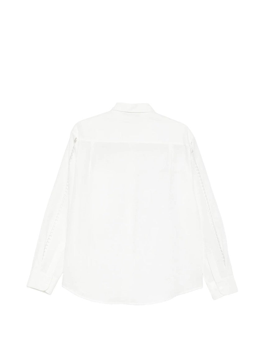 Tela White Mindy Relaxed Fit Cotton Shirt