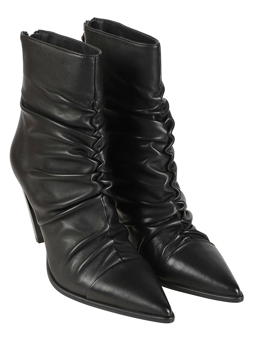 Pinko Vane 02 Pointed-Toe Conical-Heel Ankle Boots