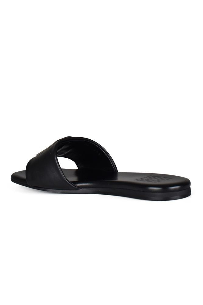 Givenchy Black Leather Sandals