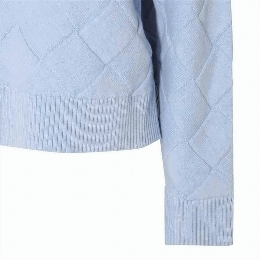 Bottega Veneta Textured Quilted Knit Sweater With Ribbed Hem