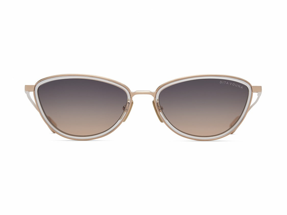 Dita Vouna Titanium Cat-Eye Sunglasses