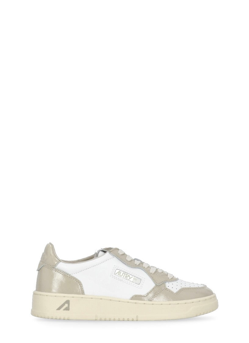 Autry White Leather Sneakers