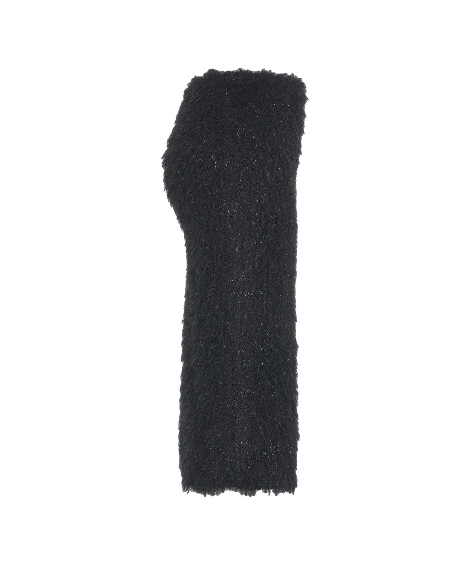 Jucca Textured Knit Midi Skirt With Form-Fitting Silhouette