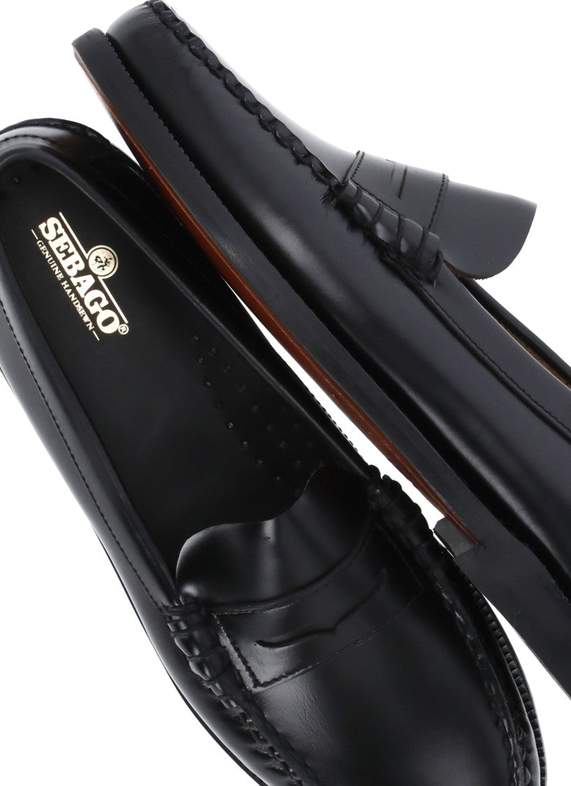 Sebago Black Patent Leather Loafers