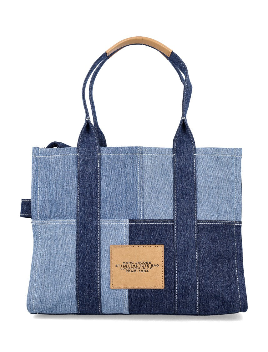 Marc Jacobs The Large Tote Patchwork Denim Bag