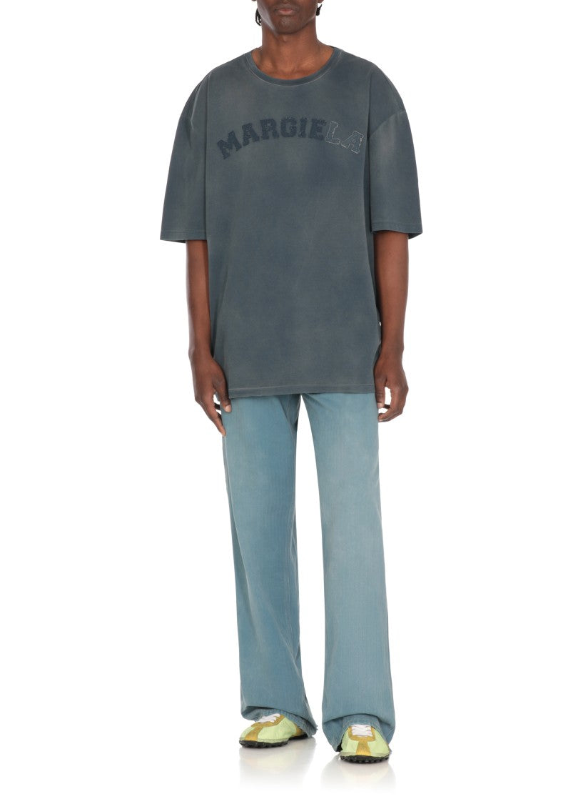 Maison Margiela Relaxed Fit Cotton T-Shirt With Iconic Logo Detailing