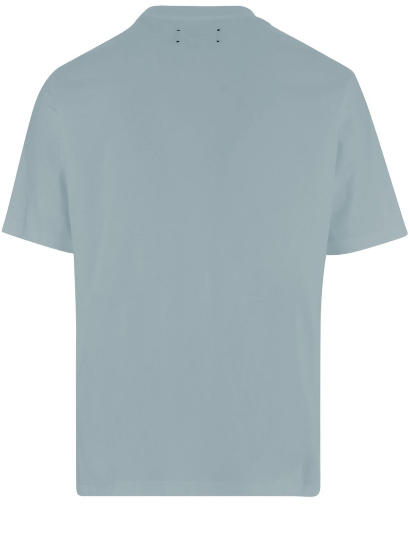 Amiri Light Blue Cotton T-Shirt