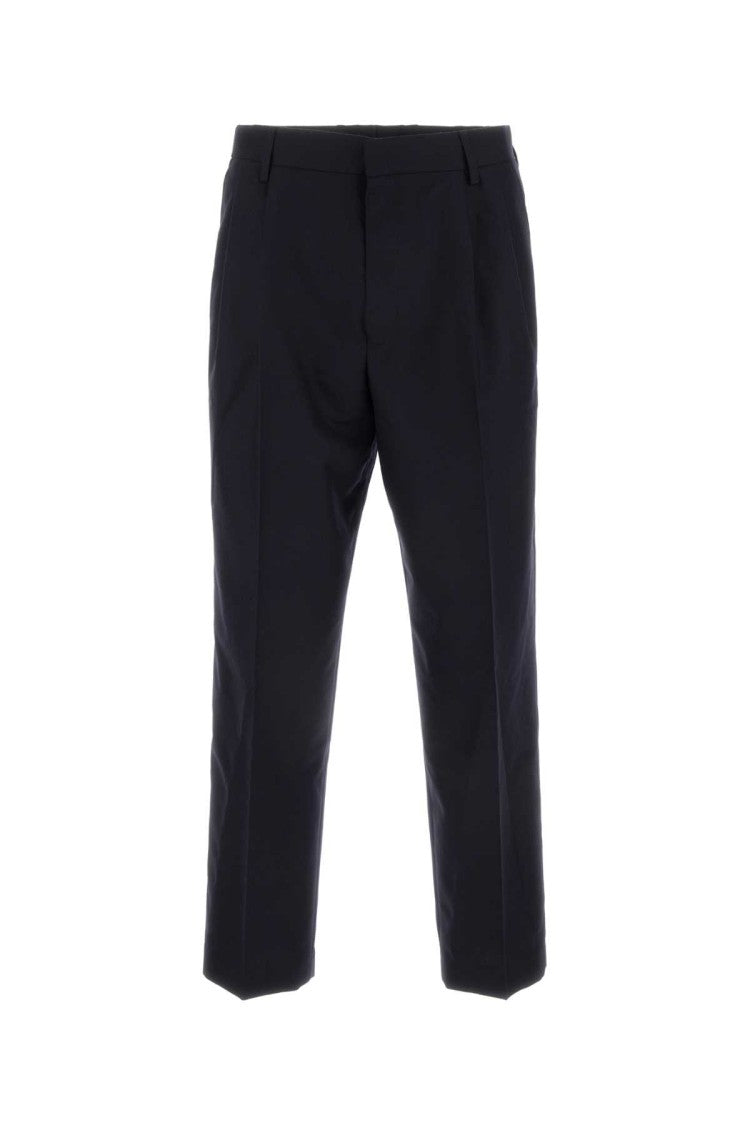 Dries Van Noten Midnight Blue Wool Pellow Pant