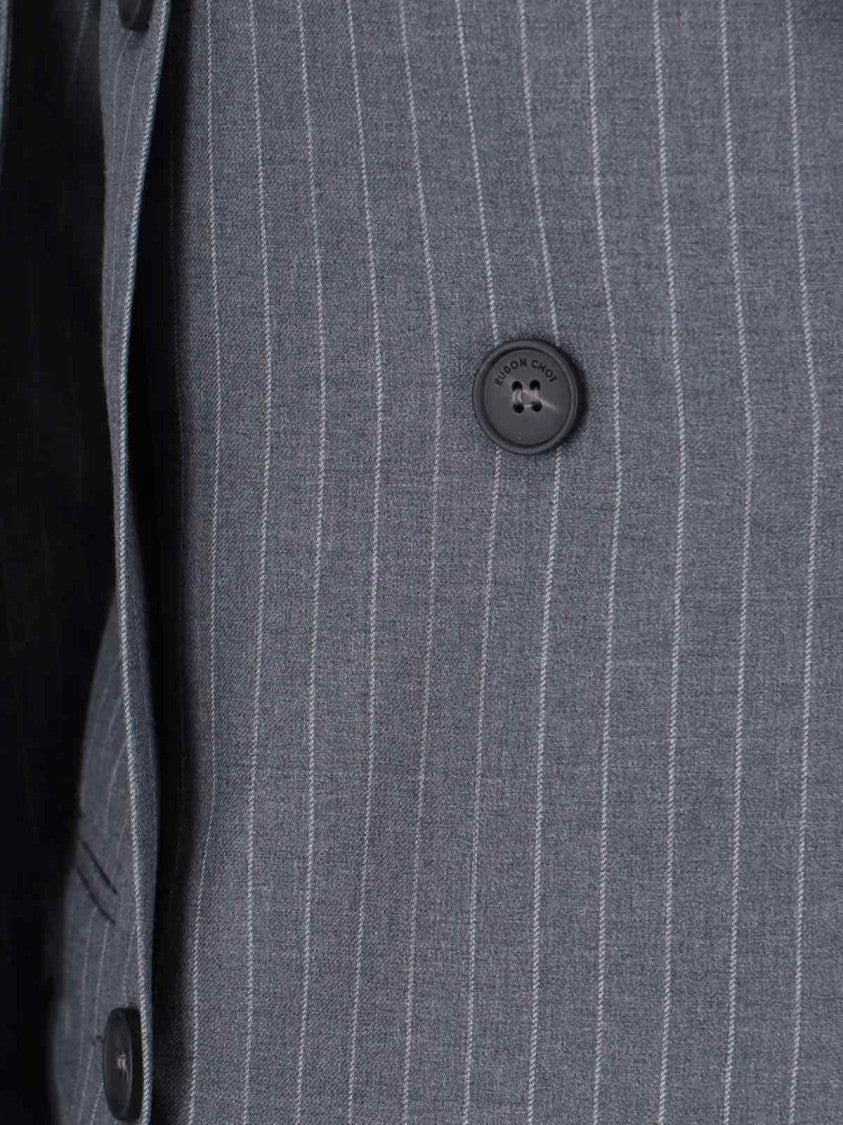 Eudon Choi Structured Grey Jacket With Modern Silhouette