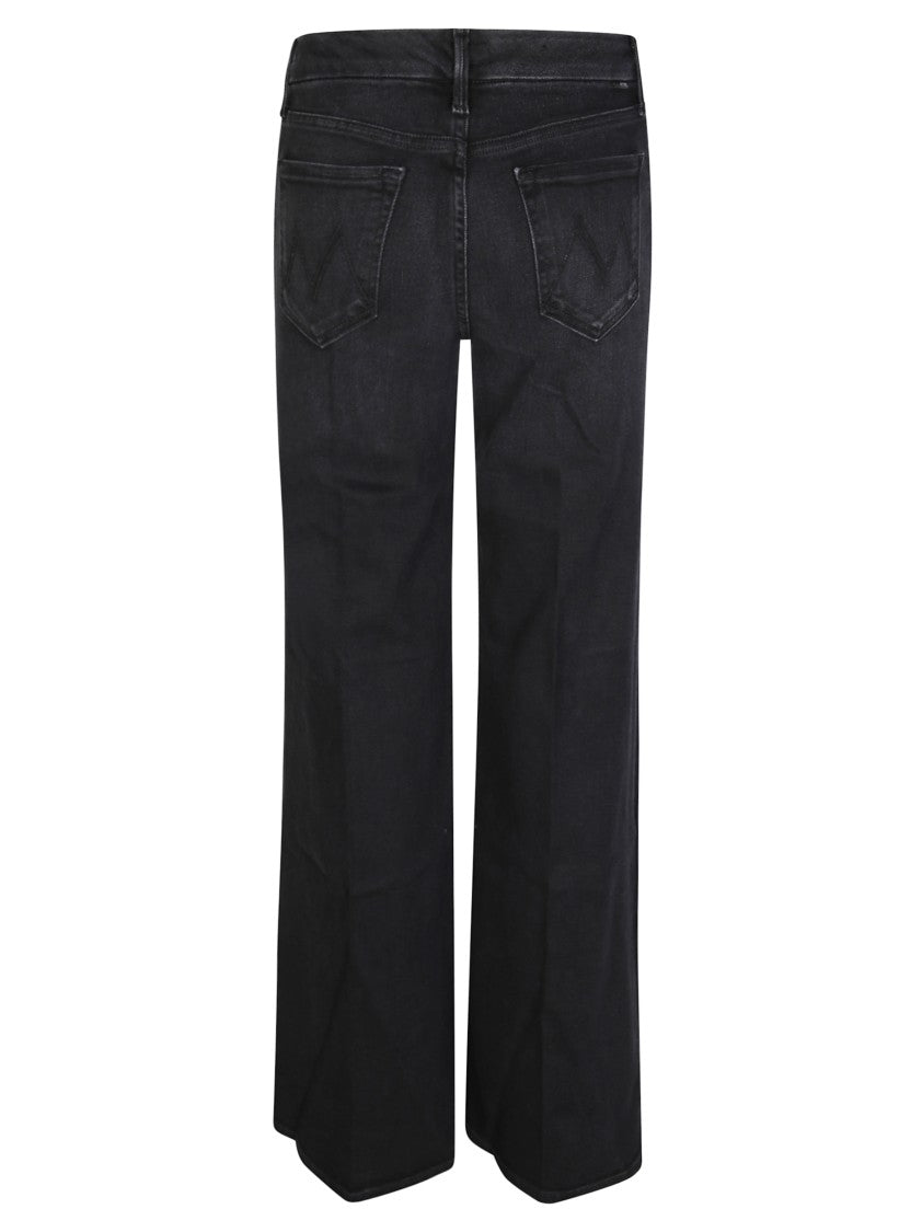 Mother High-Waisted Wide-Leg Jeans With Clean Lines