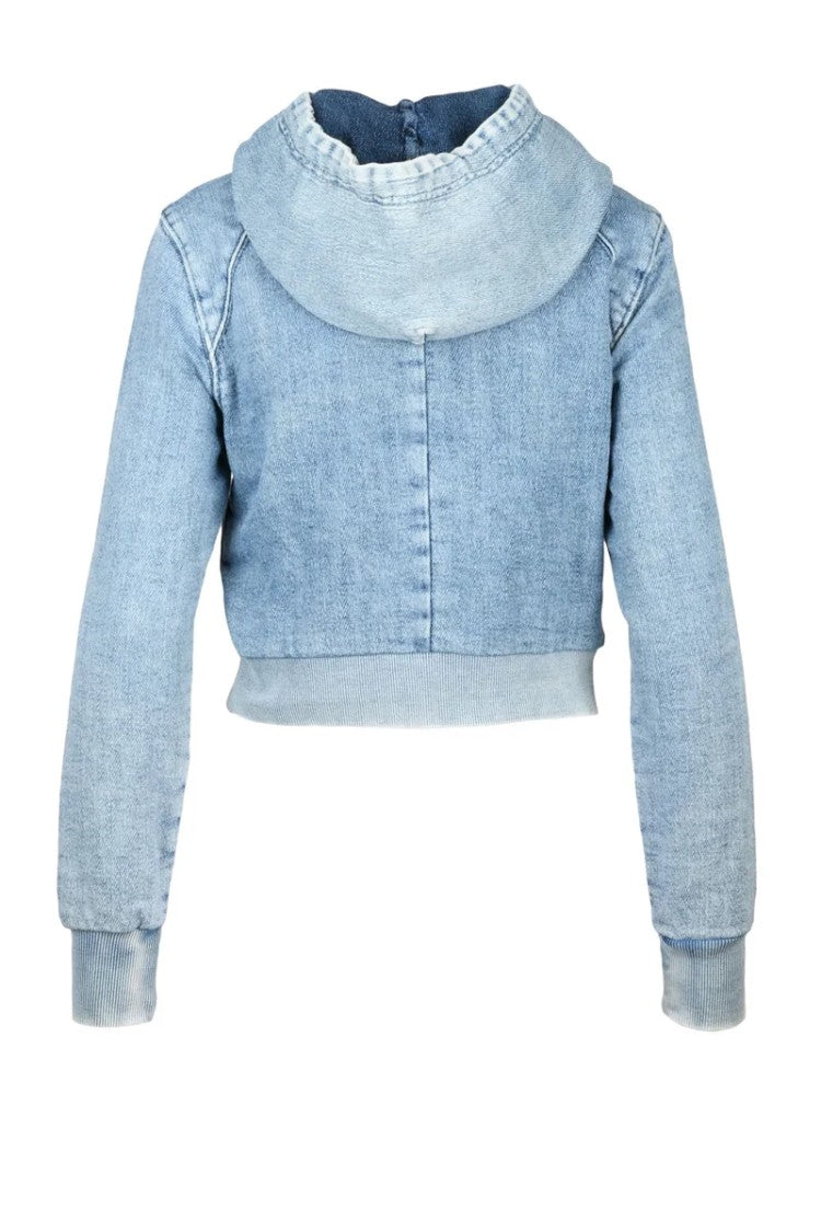 Diesel Cropped Sweatshirt - Blue
