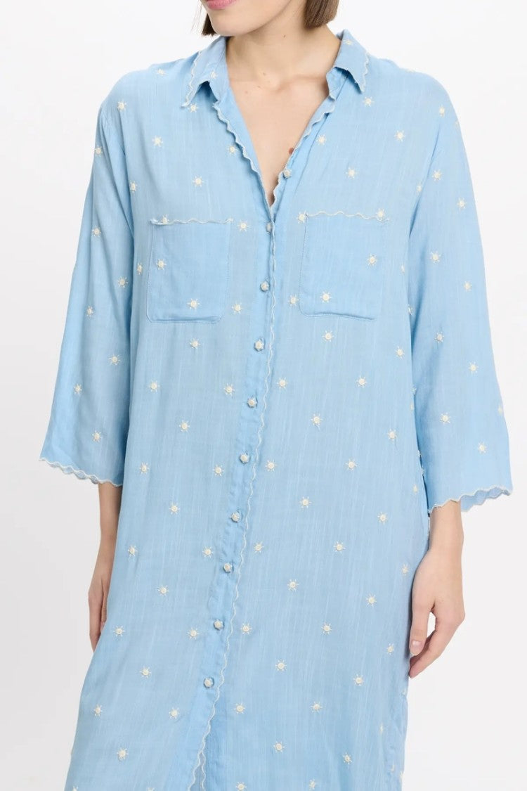 Miss June Ginna Maxi Dress Blue