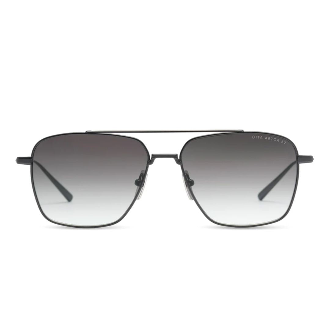 Dita Artoa.57 Rectangular Gradient-Tint Sunglasses With Double Bridge Design
